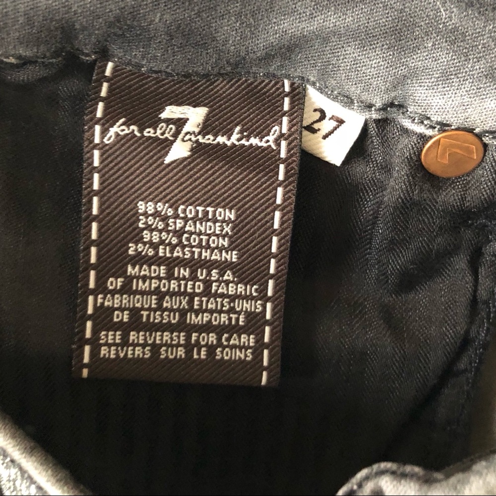 7 For All Mankind Gwenevere jegging size 27 - Picture 6 of 8